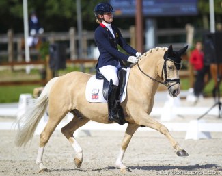 Annabella Pidgley and Cognac IX at the 2020 CDI Grote Brogel :: Photo © Astrid Appels