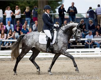 Andrea Müller-Kersten and Di Magic at the 2019 Bundeschampionate :: Photo © Jessica Stammer