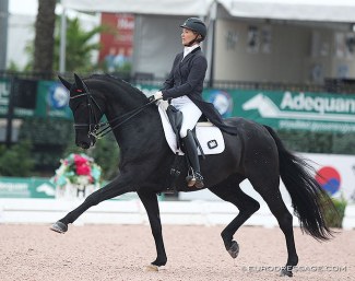 Kathy Priest and Damon' Fantasy at the 2020 CDI Wellington :: Photo © Astrid Appels