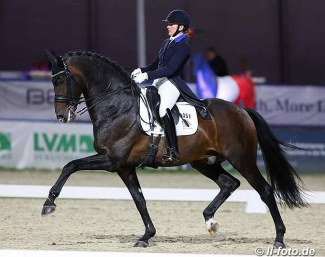 Nanna Skodborg Merrald and Blue Hors Zack at the 2021 CDI Hagen :: Photo © LL-foto