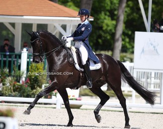 Antonia Ramel and Brother de Jeu at the 2021 CDIO Compiegne :: Photo © Astrid Appels