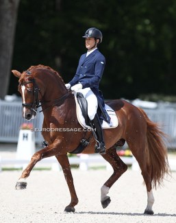 Kazuki Sado on Ludwig der Sonnenkonig at the 2021 CDIO Compiegne :: Photo © Astrid Appels