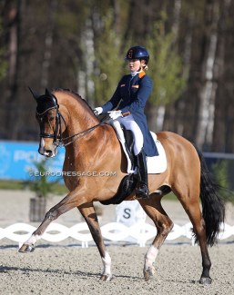 Anne Meulendijks and Avanti at the 2021 CDI Opglabbeek :: Photo © Astrid Appels