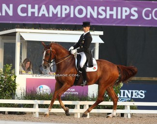Boaventura Freire and Sai Baba at the 2017 European Championships in Gothenburg :: Photo © Astrid Appels