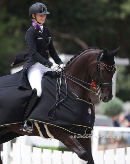 Ann-Kathrin Lindner and Sunfire at the 2020 European Under 25 Championships :: Photo © Astrid Appels
