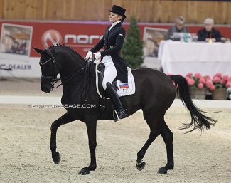 Tatiana Kosterina and Diavolessa VA at the 2020 CDI Lier :: Photo © Astrid Appels