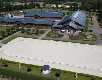 The gorgeous equestrian facility "Gestüt Brune" in Westerstede, Germany
