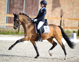 Virginia Spoenle and Coer Noble at the 2021 CDI Grote Brogel :: Photo © Astrid Appels