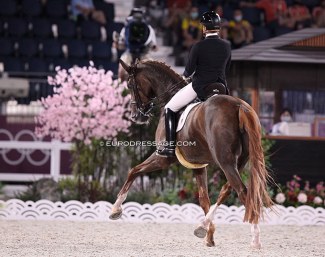 Isabell Werth and Bella Rose at the 2021 Olympic Games in Tokyo :: Photo © Astrid Appels