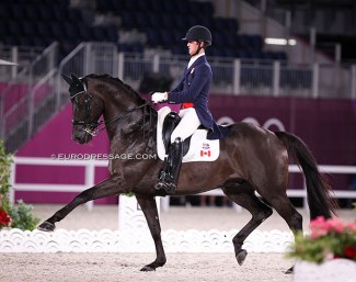 Chris von Martels and Eclips at the 2021 Olympic Games :: Photo © Astrid Appels