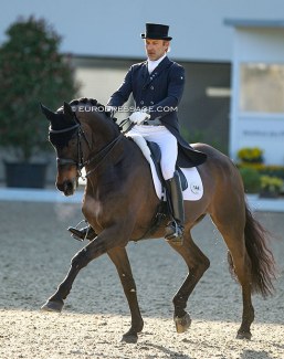 David Engelen and Royal Rubinstein at the 2018 Aachen Dressage Days :: Photo © Astrid Appels