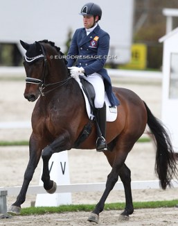 Jean-René Luijmes and Aswin at the 2018 CDI Nieuw en St. Joosland :: Photo © Astrid Appels
