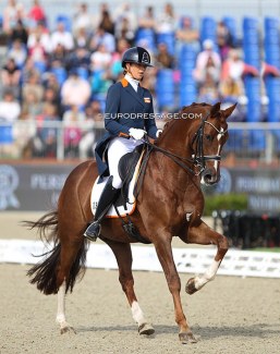 febe van Zwambagt and Edson at the 2021 European Under 25 Championships :: Photo © Astrid Appels