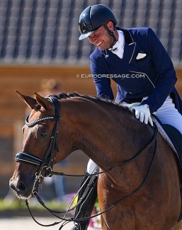 Nars Gottmer competing at the 2021 CDI Grote Brogel :: Photo © Astrid Appels