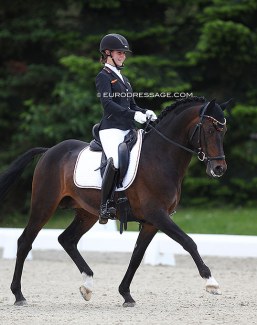 Marlene Marie Binder and De Long at the 2021 CDIO-P Hagen :: Photo © Astrid Appels