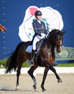 Amanda Lindholm and Rozette at the 2021 CDIO-YR Hagen :: Photo © Astrid Appels