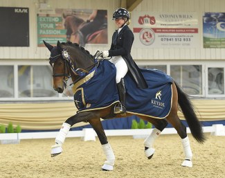 Anna Dalrymple and Vagabond de Massa at the 2021 CDI Keysoe :: Photo © Kevin Sparrow