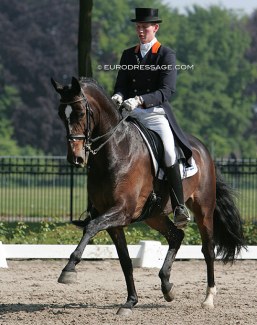 Diederik van Silfhout's career-starting horse was a mare named Ruby with whom he won kur gold at the 2008 European Young Riders Championships and took him in his first Grand Prix tests in 2011 :: Photo © Astrid Appels