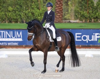 Carly Taylor-Smith and Rosalut at the 2021 CDI-W Thermal :: Photo © Annan Hepner