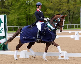 Diamond Hill winning the U25 Short Grand Prix at the 2021 CDI Wellington Heckfield