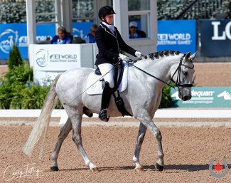 Winona Hartvikson and Ultimo at the 2018 World Equestrian Games in Tryon :: Photos ©
