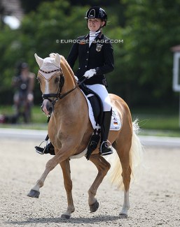 Jona-Emily Bomberg and Cyrill at the 2021 CDIO-P Hagen :: Photo © Astrid Appels