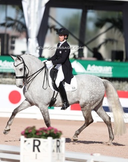 Sophia Schults and Conocido at the 2022 CDI Wellington :: Photo © Astrid Appels