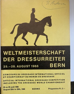 Programme book for the 1966 World Championships Dressage in Berne