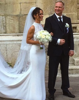 Aniko Losonczy and Barna Komjáthy got married