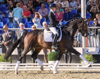 Jessica Lynn Thomas and Segantini at the 2022 Bundeschampionate :: Photo © Tanja Becker