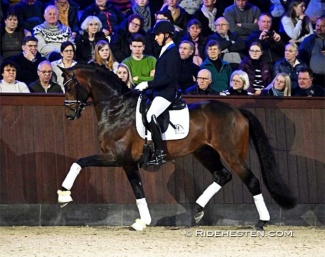 Cristian Tudela Ruiz on Blue Hors Luton at the Blue Hors Open House Day on 26 March 2023 :: Photo © Ridehesten