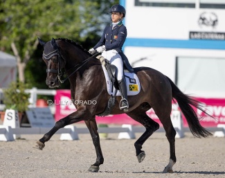 Maria Caetano and Hit Plus win the GP and GP Kur at the 2024 CDI Camarma de Esteruelas :: Photo © Lily Forado