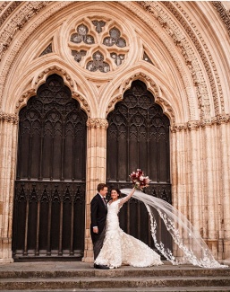 Emma Blundell and Jonathan Frank got married at York Minster on 21 June 2024 :: Photo © Stephen Walker Photography