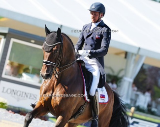 Michael Bugan and For President at the 2023 European Championships :: Photo © Astrid Appels