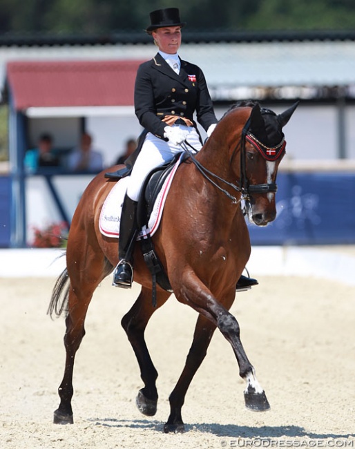 Kathrine Springborg and May Candeloro at the 2015 European YR Championships :: Photo © Astrid Appels