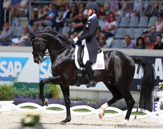 Adrienne Lyle and Salvino at the 2017 CDIO Aachen :: Photo © Astrid Appels