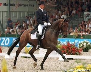 Arjen Teeuwissen and Goliath at the 1999 Europeans :: Photo © Dirk Caremans