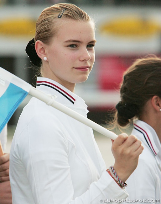 Michèle Thill at the 2009 European Pony Championships :: Photo © Astrid Appels