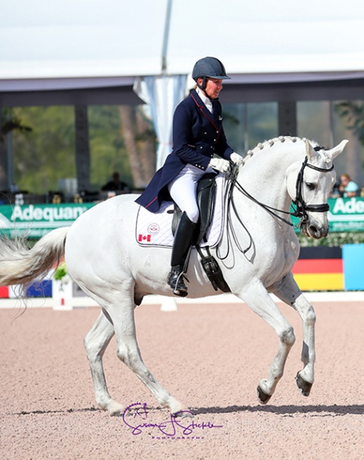 Diane Creech and Robbie W at the 2018 CDI-W Wellington :: Photo © Sue Stickle