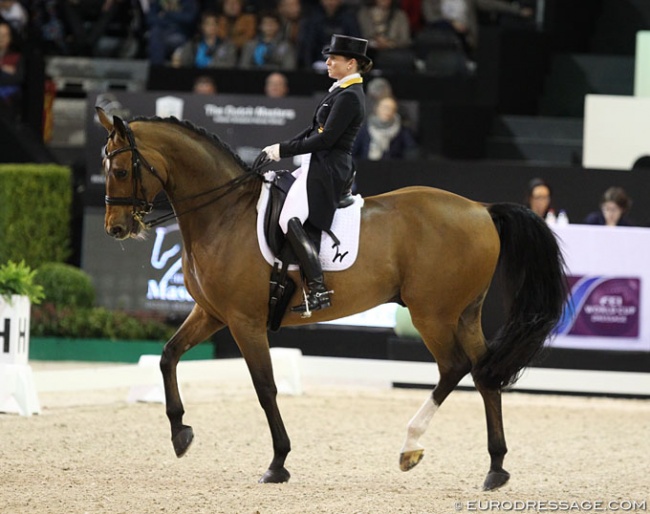Isabell Werth and Emilio at the 2018 CDI-W 's Hertogenbosch :: Photo © Astrid Appels
