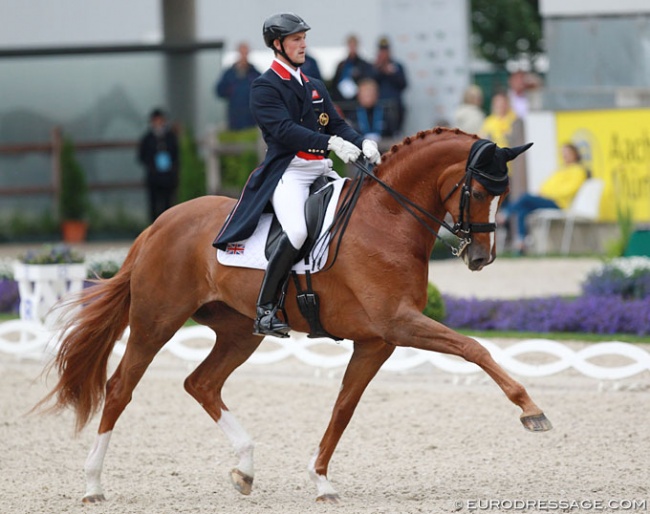 Michael Eilberg and Woodlander Farouche at the 2016 CDIO Aachen :: Photo © Astrid Appels