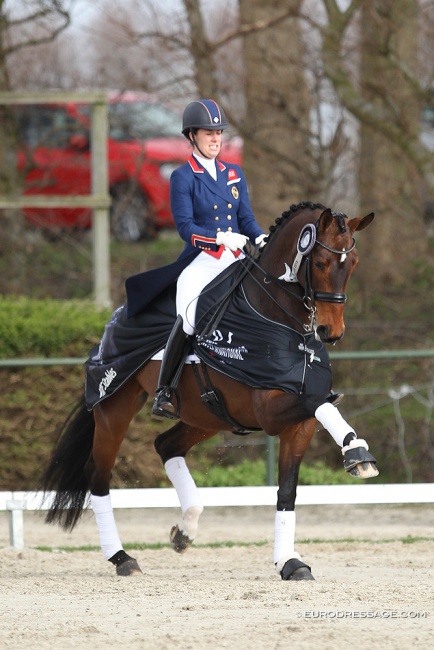 Dujardin and Mount St. John Freestyle at the 2018 CDI Nieuw en St. Joosland :: Photo © Astrid Appels