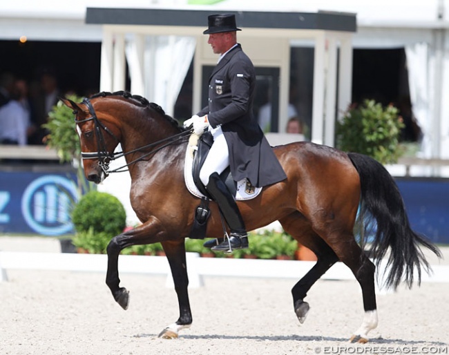 Hartwig Burfeind and Fine Spirit at the 2017 CDIO Rotterdam :: Photo © Astrid Appels