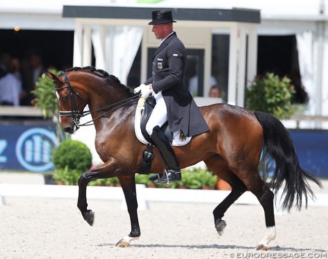 Hartwig Burfeind and Fine Spirit at the 2017 CDIO Rotterdam :: Photo © Astrid Appels