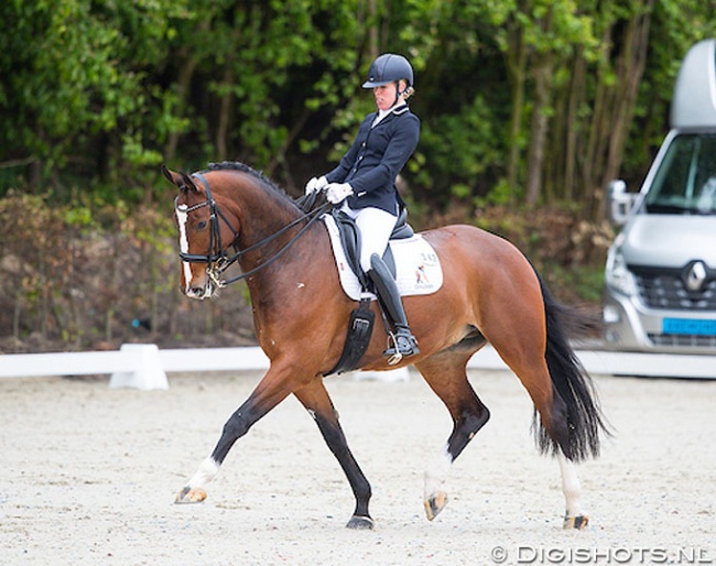 Linda Kouwenhoven and Floyd at the 2017 CDN Exloo :: Photo © Digishots