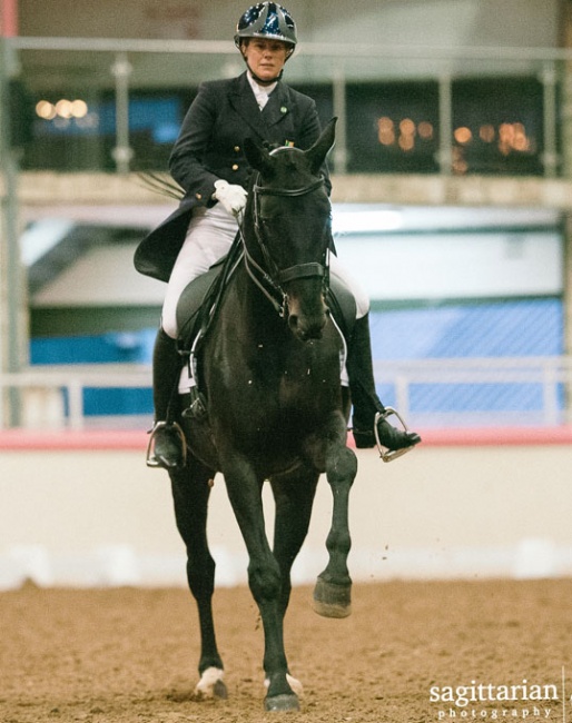 Heike Holstein and Sambuca at the 2018 Irish Dressage Championships :: Photo © Credit Sagittarianphotography