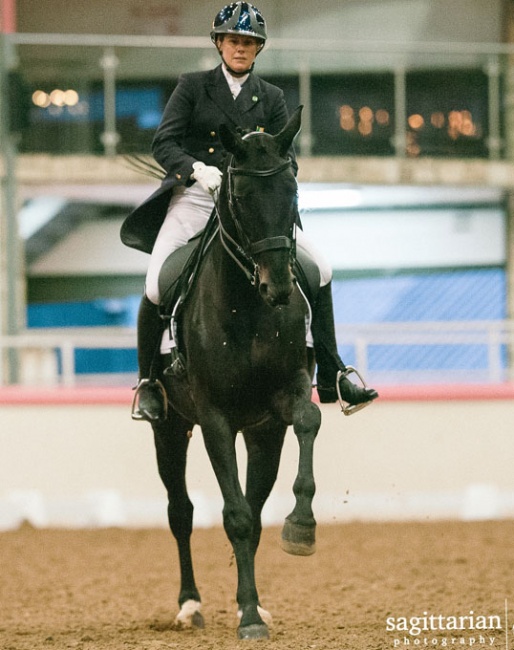 Heike Holstein and Sambuca at the 2018 Irish Dressage Championships :: Photo © Credit Sagittarianphotography