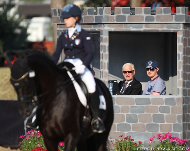 Leif Tornblad at the 2018 European Junior/Young Riders Championships :: Photo © Astrid Appels