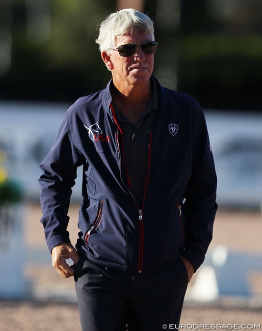 USDF President and USEF Youth Team Trainer George Williams :: Photo © Astrid Appels