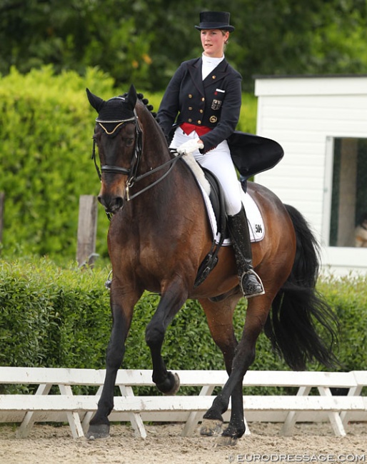 Marion Engelen and Diego at the 2014 CDI Roosendaal :: Photo © Astrid Appels